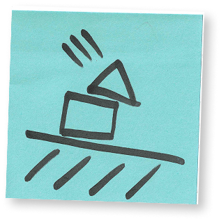 Sticky Note Block Accelerate